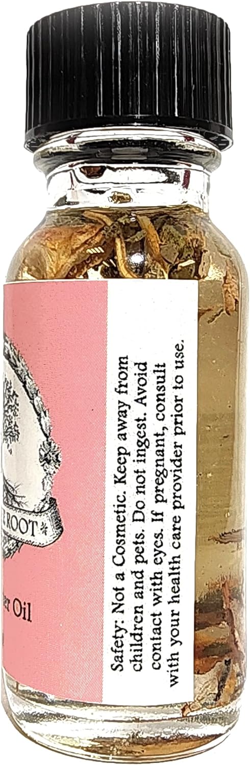 Jezebel Oil by Art of the Root | Handmade with Herbs & Essential Oils | Conjure, Wiccan, Pagan, & Magick | Attraction, Love, Wealthy Men, Business Success