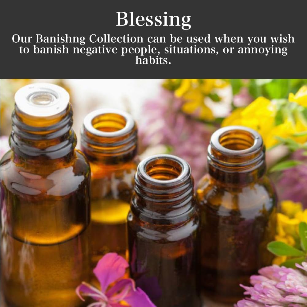 Blessing Oil 1/2 oz | Handmade with Herbs & Essential Oils | Rose, Myrrh, Sandalwood & Frankincense| Wiccan Pagan Hoodoo Voodoo Conjure